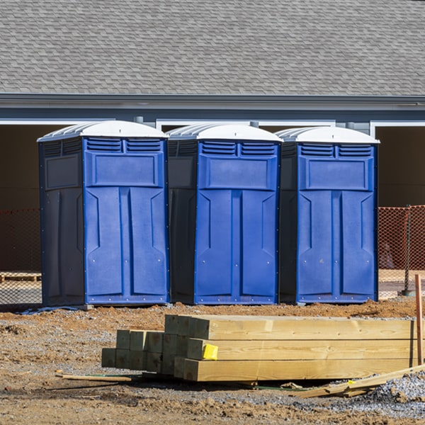 what is the expected delivery and pickup timeframe for the porta potties in Linda CA